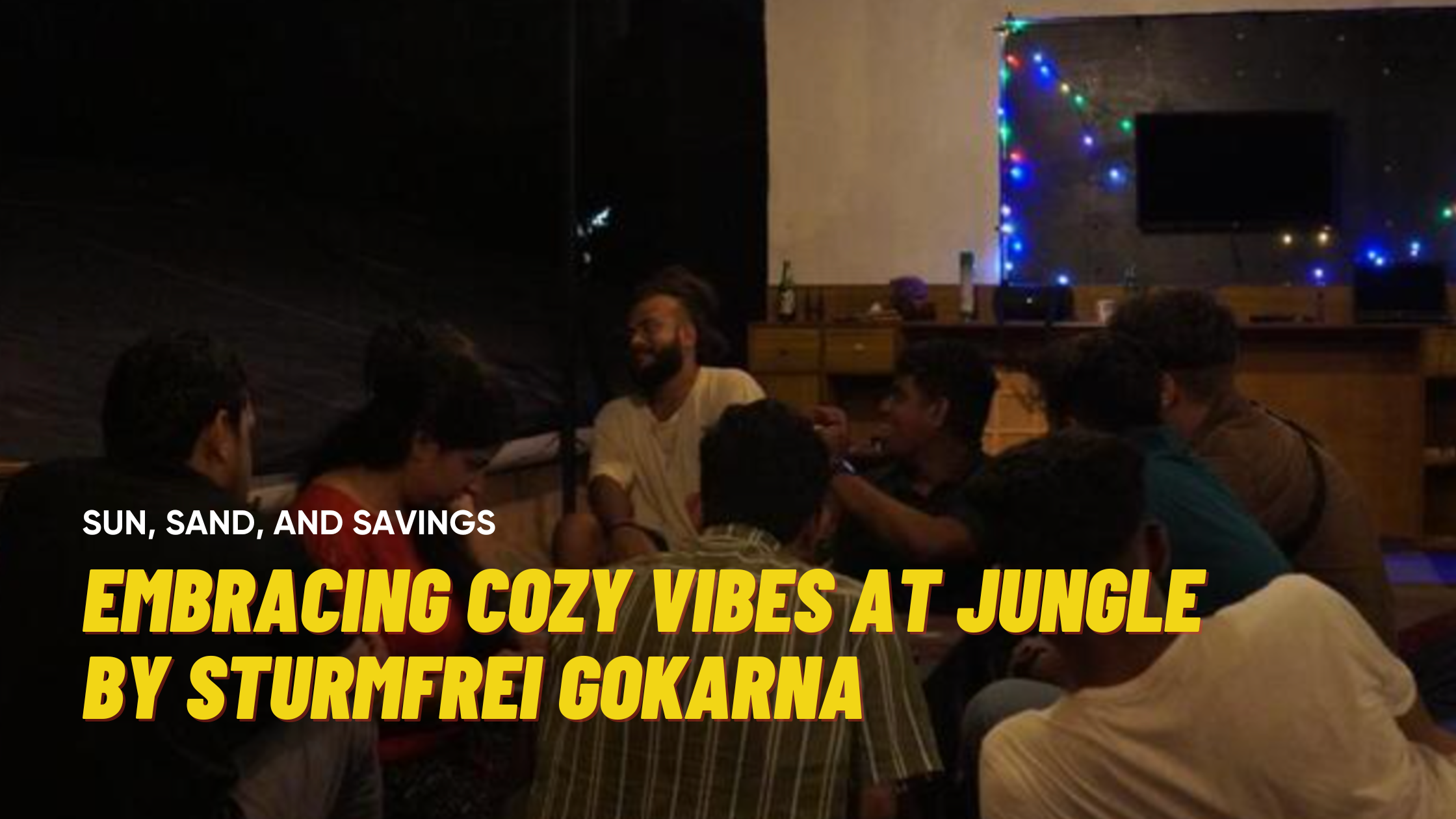 Jungle by sturmfrei Gokarna: Cosy Vibes at budget hostel 